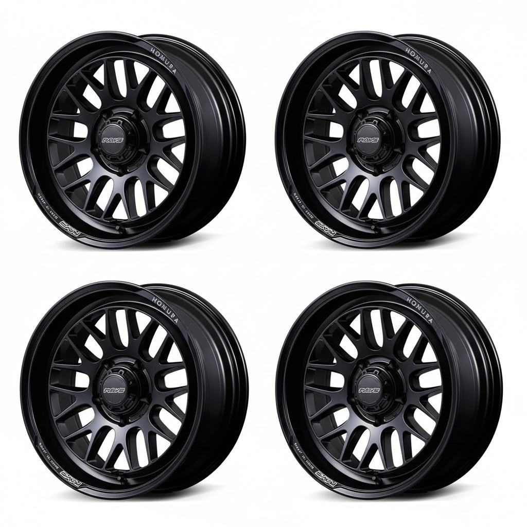Rays | HOMURA 2X9L-RA Semigloss Black | 5X139.7 | 18X7.0 +8 (Set)