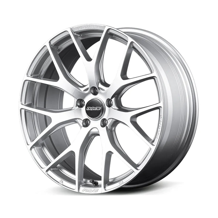Rays | HOMURA 2X7FT Diamond Cut / Side Sunlight Silver | 5X120 | 20X8.5 +45 (Set)