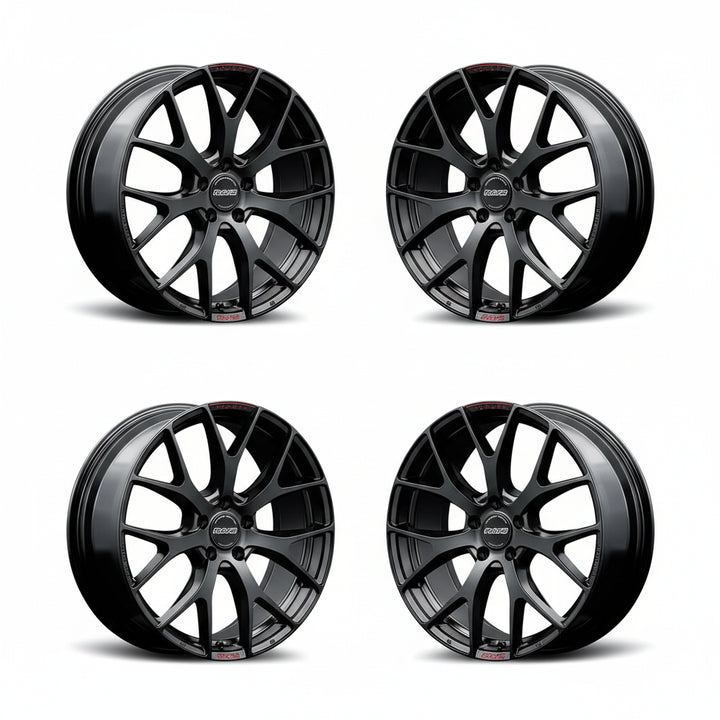 Rays | HOMURA 2X7FT SPORT EDITION Black/RAP | 5X120 | 20X8.5 +38 (Set)