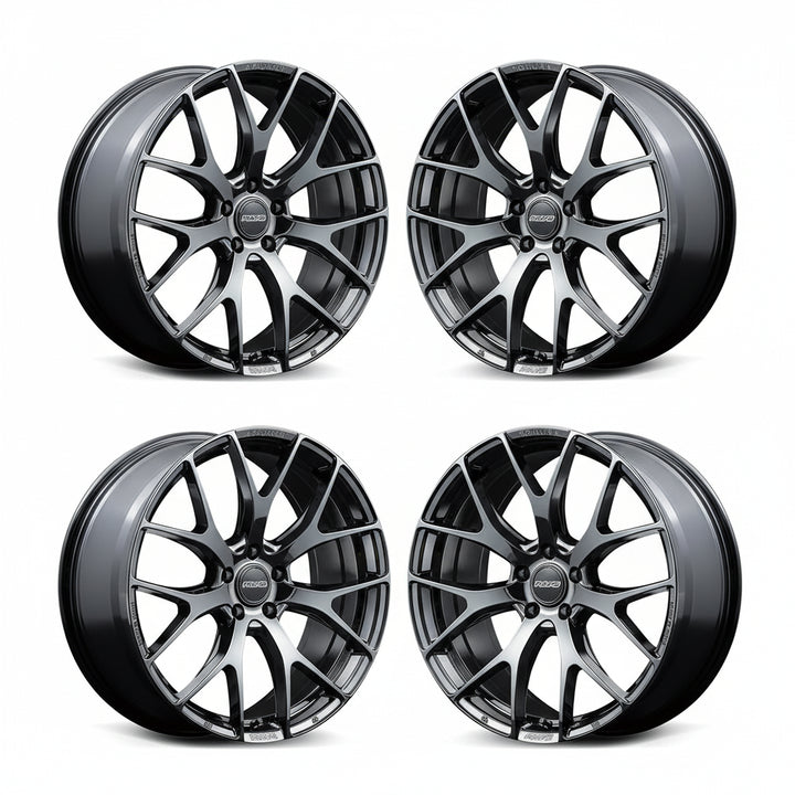Rays | HOMURA 2X7FT Black Chrome Coating | 5X120 | 20X8.5 +45 (Set)