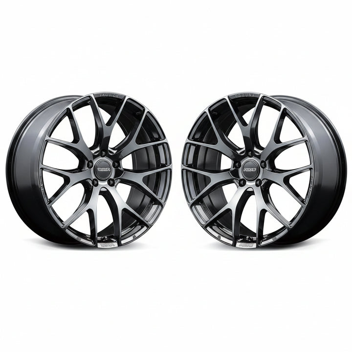 Rays | HOMURA 2X7FT Black Chrome Coating | 5X114.3 | 20X8.5 +38 (Pair)