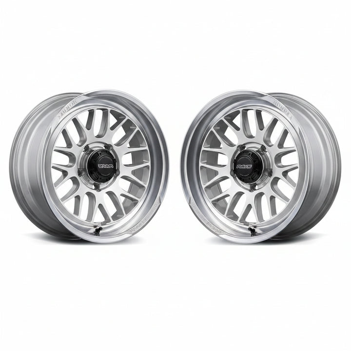 Rays | HOMURA 2X9L-RA Sunlight Silver / Rim DMC | 6X139.7 | 17X8.5 +0 (Pair)
