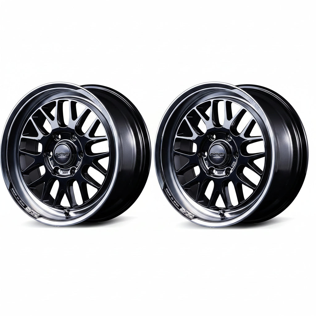 Rays | HOMURA 2X9L-RA JET BLACK EDITION Black Chrome Coating / Rim DMC | 6X139.7 | 18X7.5 +38 (Pair)