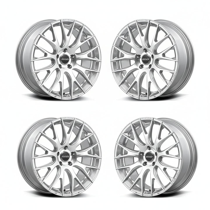 Rays | HOMURA 2X9R DMC/Side Sunlight Silver | 5X114.3 | 20X8.5 +38 (Set)