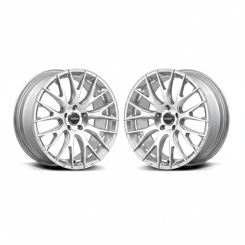 Rays | HOMURA 2X9R DMC/Side Sunlight Silver | 5X120 | 20X8.5 +38 (Pair)
