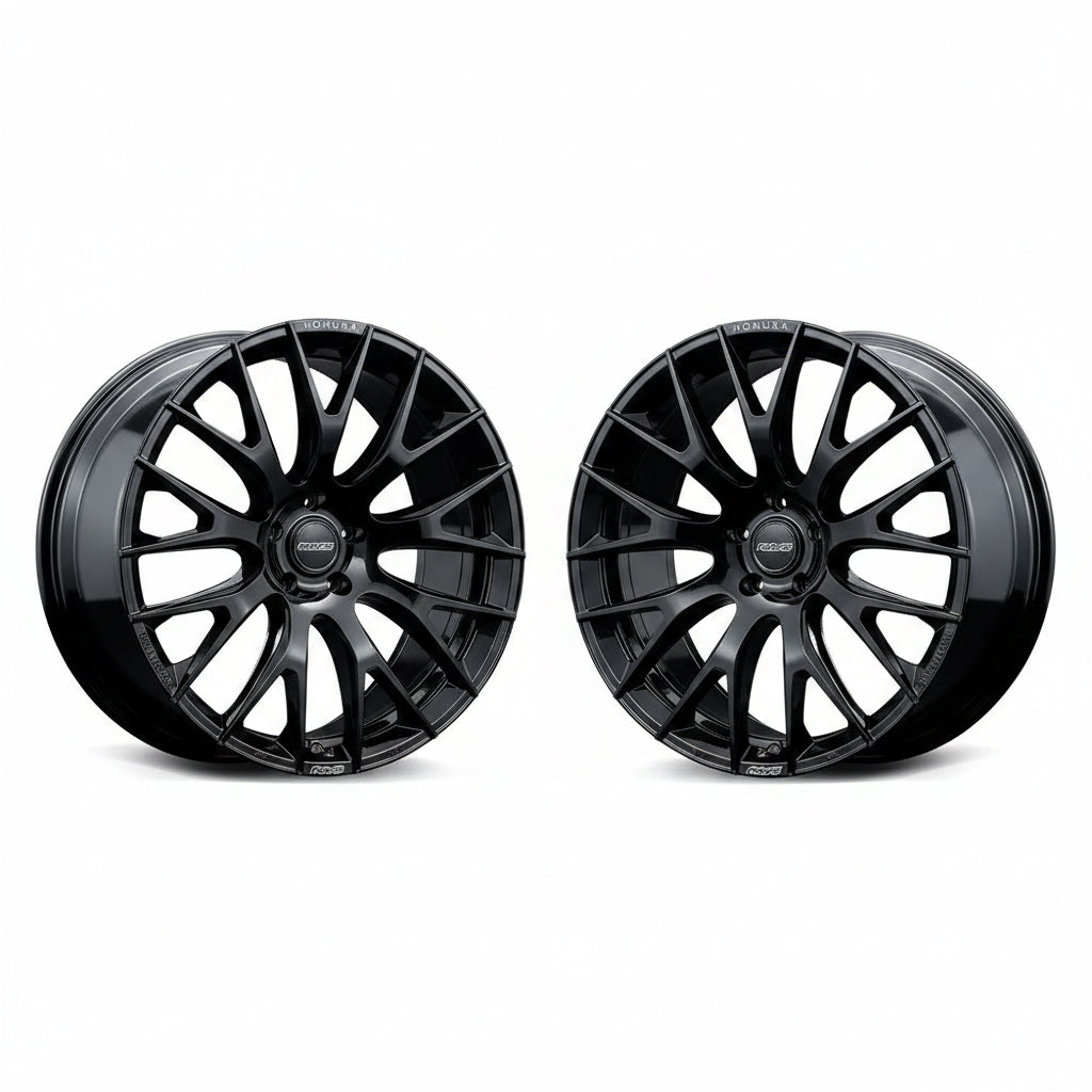 Rays | HOMURA 2X9R Glossy Black | 6X139.7 | 20X9.0 +55 (Pair)