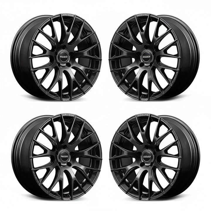 Rays | HOMURA 2X9R Super Dark Gunmetal | 5X112 | 20X8.5 +36 (Set)