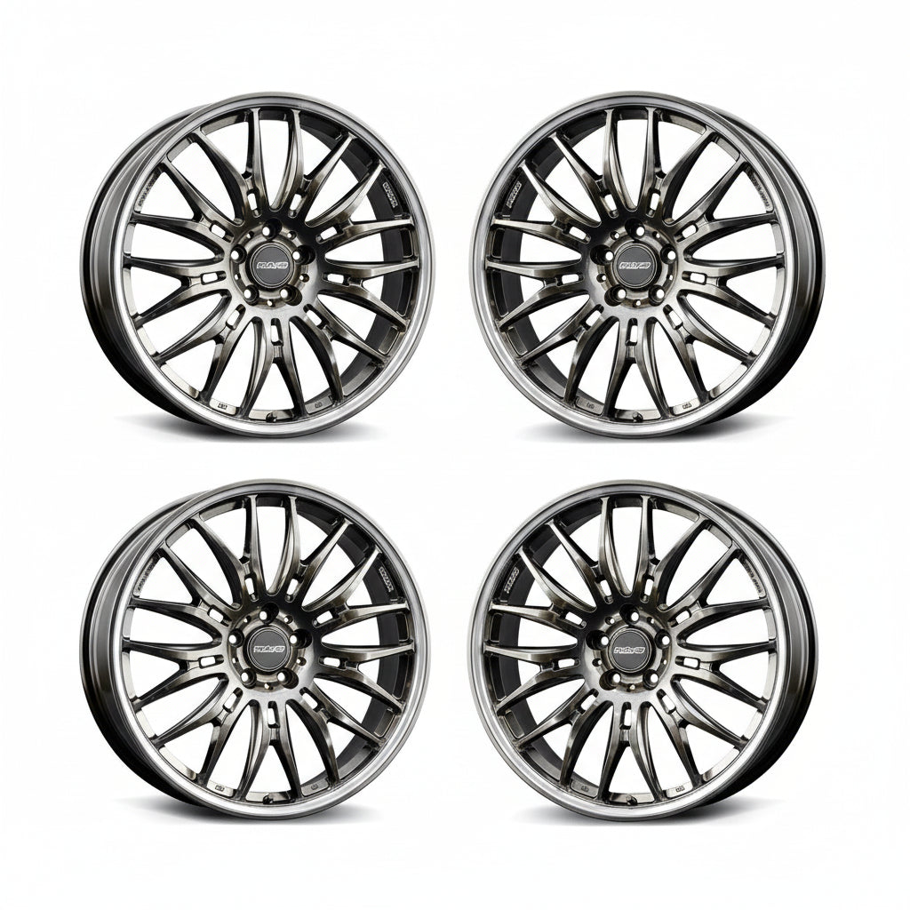 Rays | HOMURA 2X9BD Grace Gold/Rim DC | 5X120 | 20X8.5 +38 (Set)