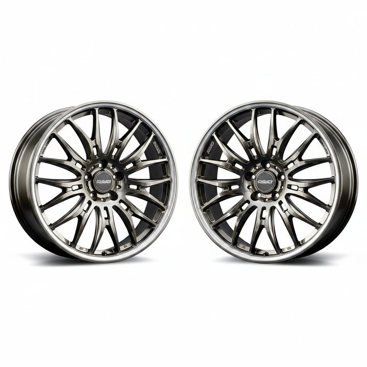 Rays | HOMURA 2X9BD Grace Gold/Rim DC | 5X120 | 20X8.5 +38 (Pair)