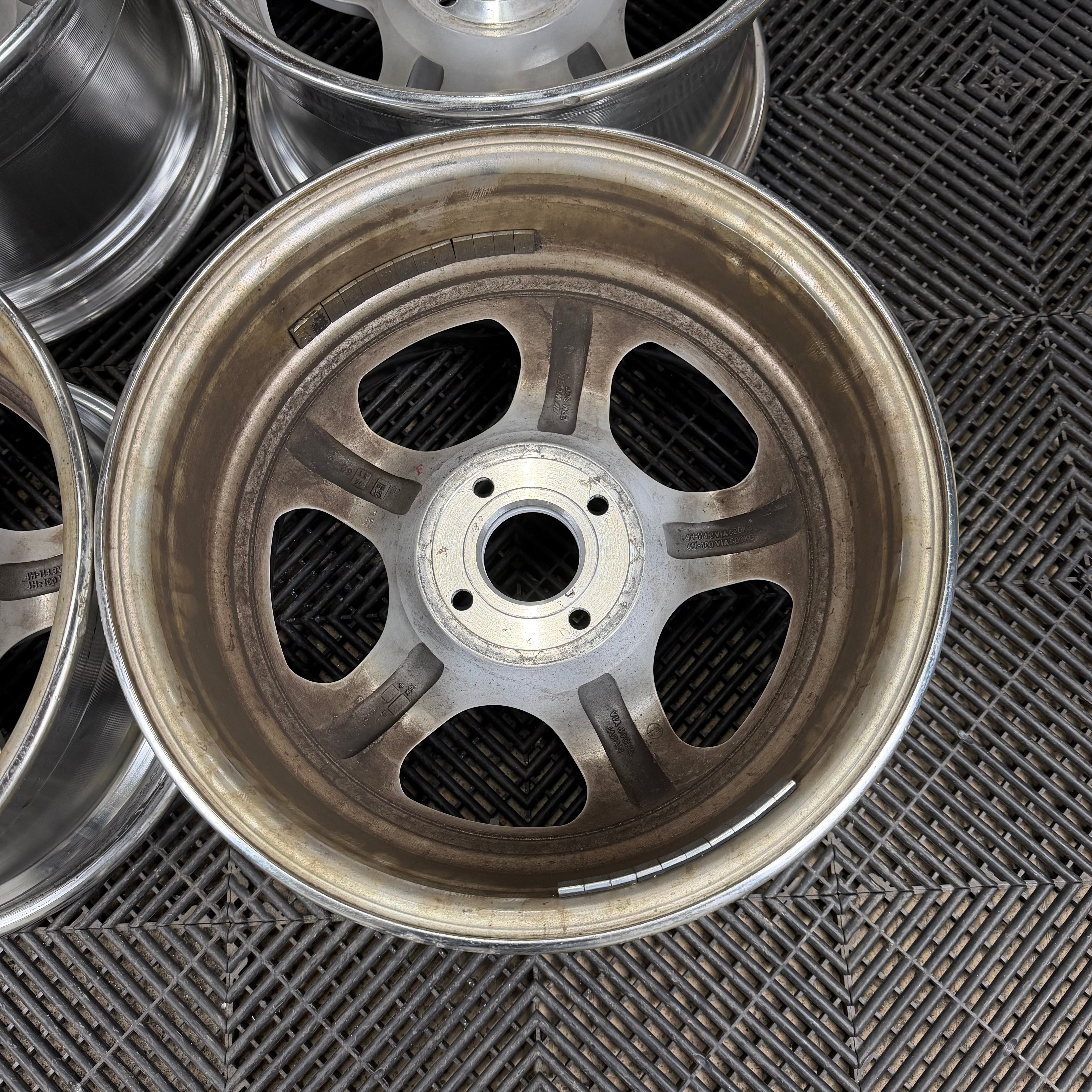 Work Meister S1 / 4x100 / 15x8 +5 & 15x8.5 -8 – Parts From Japan