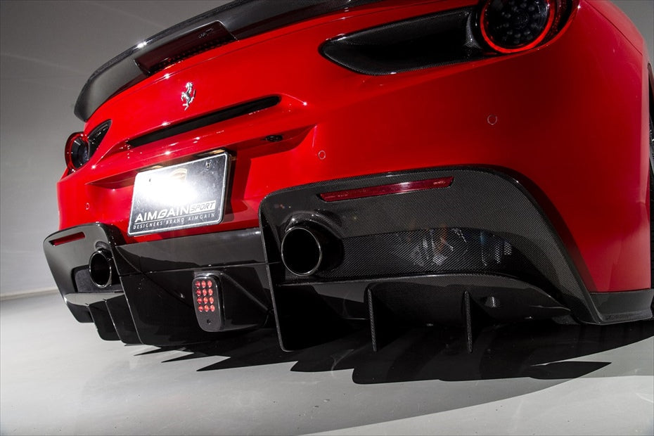 AIMGAIN SPORT FERRARI 488 GTB F142B AERO DRY CARBON - (CONTACT FOR PRICING)