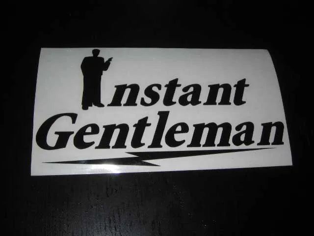 Super Made | Instant Gentleman Logo Sticker