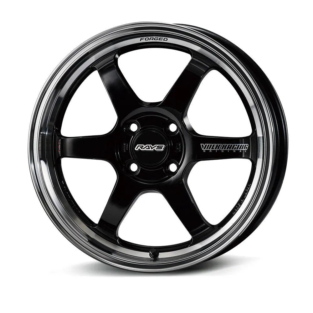 Rays | Volk TE37KCR PROGRESSIVE MODEL Black/FDMC Rim | 15x5.0 +45 | 4X100 (Pair)