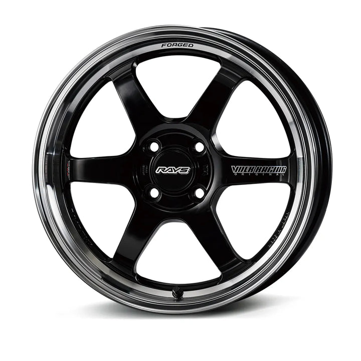 Rays | Volk TE37KCR PROGRESSIVE MODEL Black/FDMC Rim | 4X100| 15x5.0 +45