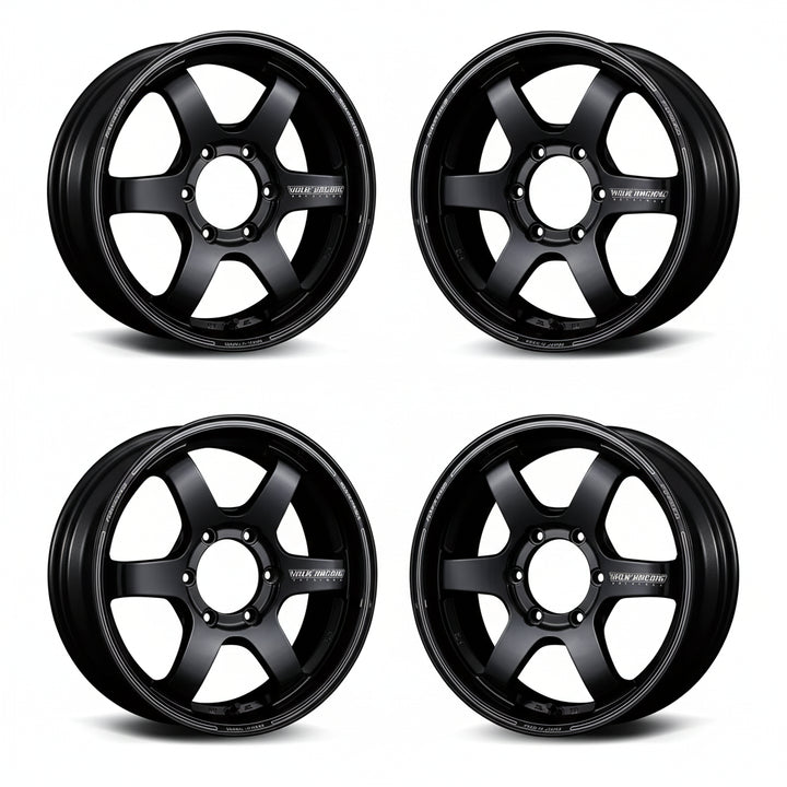 Rays | Volk TE37SB Blast Black | 6X139.7| 18x8.5 +22 (Set)