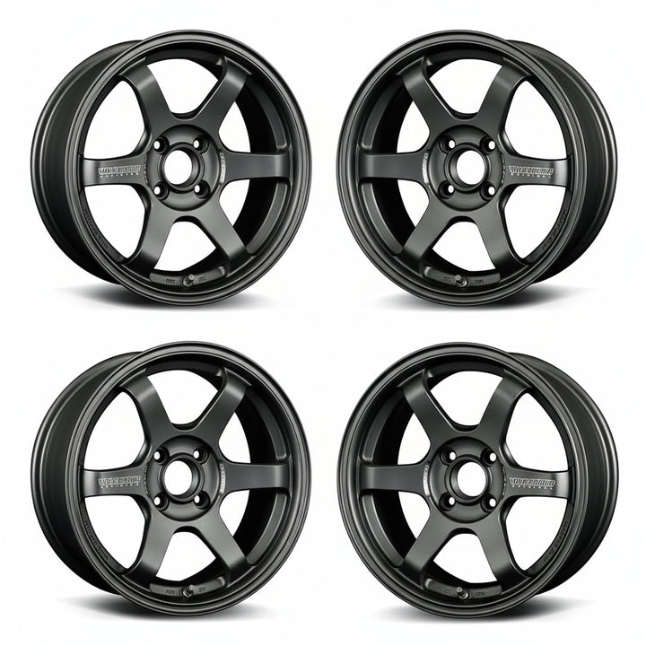 Rays | Volk TE37 Sonic Club Racer Matte Dark Gunmetal | 4X100| 15x7.0 +32 (Set)