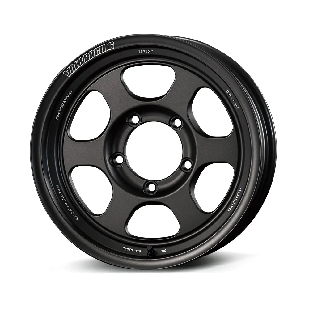 Rays | Volk TE37XT for J UL Matte Gunblack | 16x6.0 -6 | 5X139.7