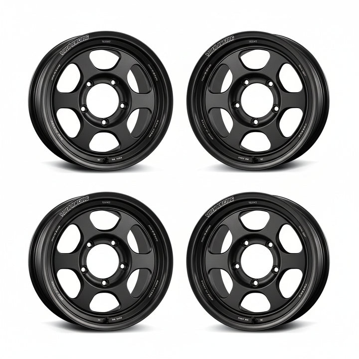 Rays | Volk TE37XT for J UL Matte Gunblack | 5X139.7| 16x6.0 +6 (Set)