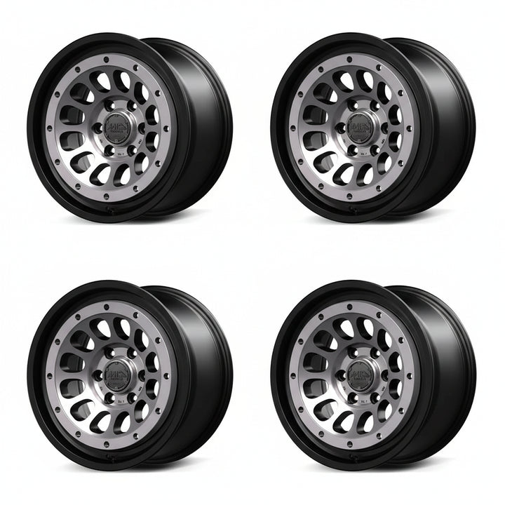 Rays | MID R12 Gloss Smoke/Machined Face | 6X139.7 | 18X9.0 +0 (Set)