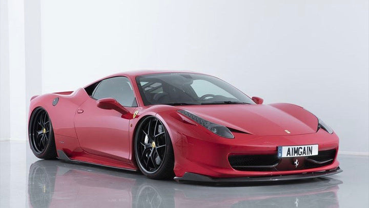 AIMGAIN SPORT FERRARI 458 ITALIA AERO UNDER SPOILER KIT DRY CARBON - (CONTACT FOR PRICING)