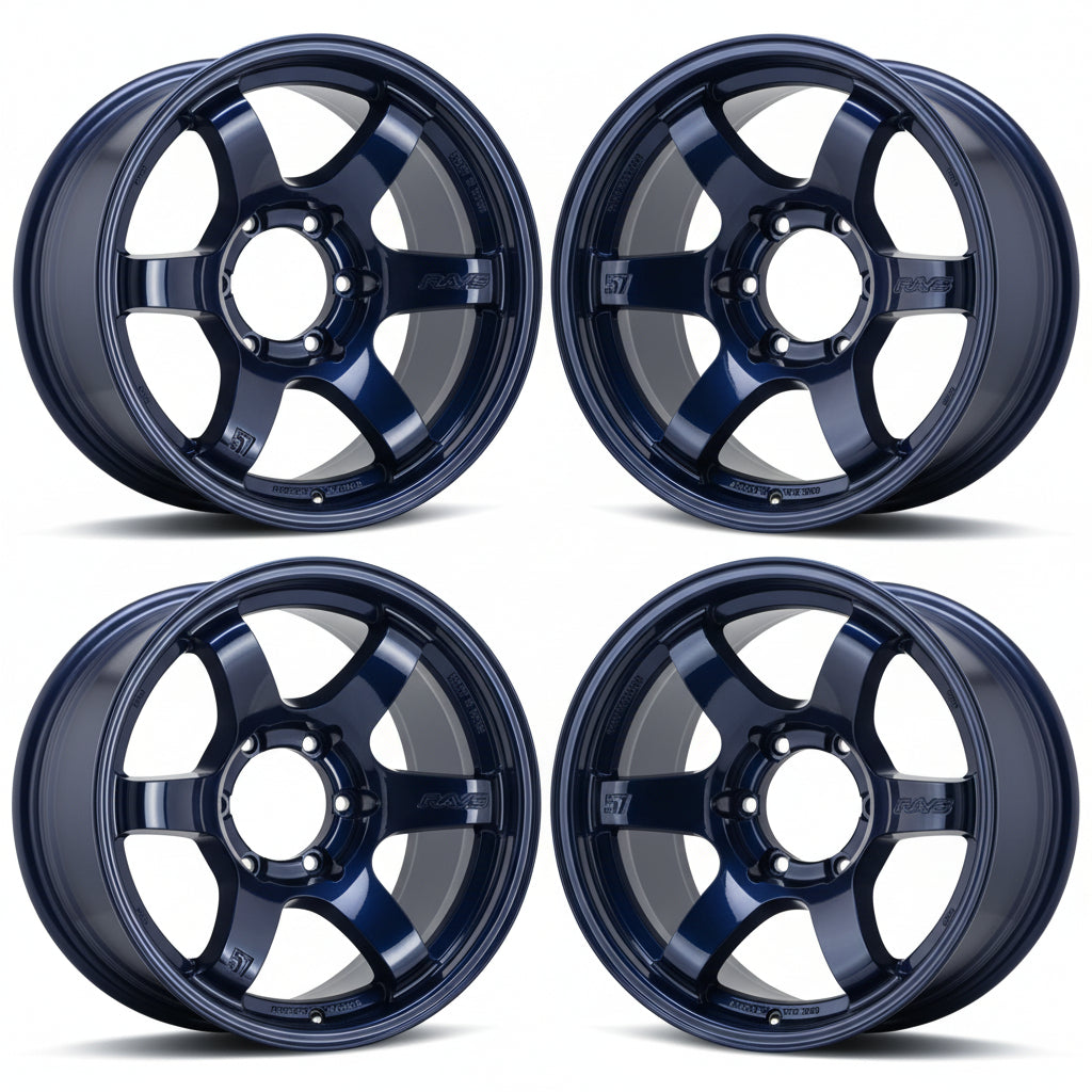 Rays | Gram Lights 57DR-X Eternal Blue Pearl | 17x8.5 +00 | 6X139.7 (Set)