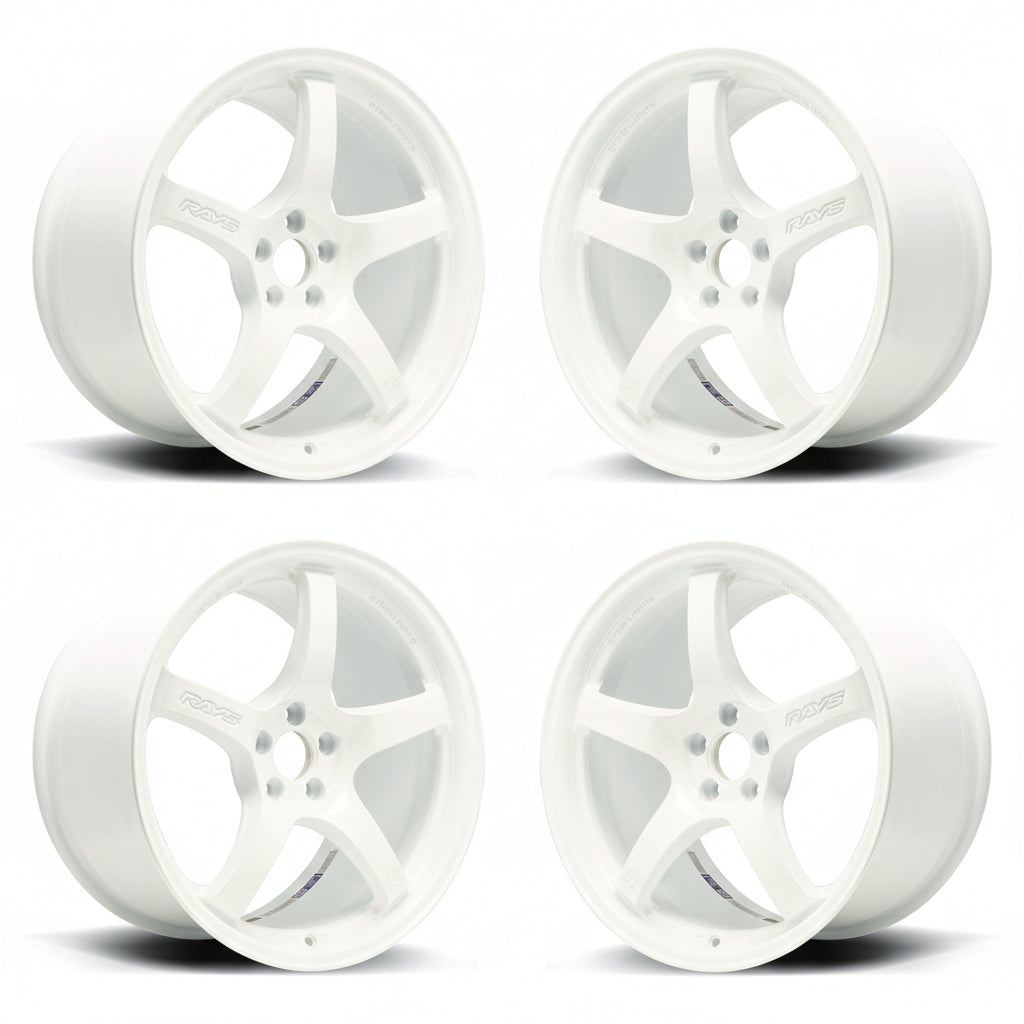 Rays | Gram Lights 57CR Ceramic Pearl | 18x8.5 +37 | 5X108 (Set)