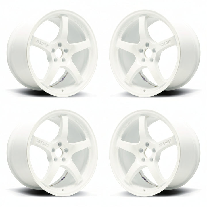 Rays | Gram Lights 57CR Ceramic Pearl | 18x8.5 +37 | 5X108 (Set)