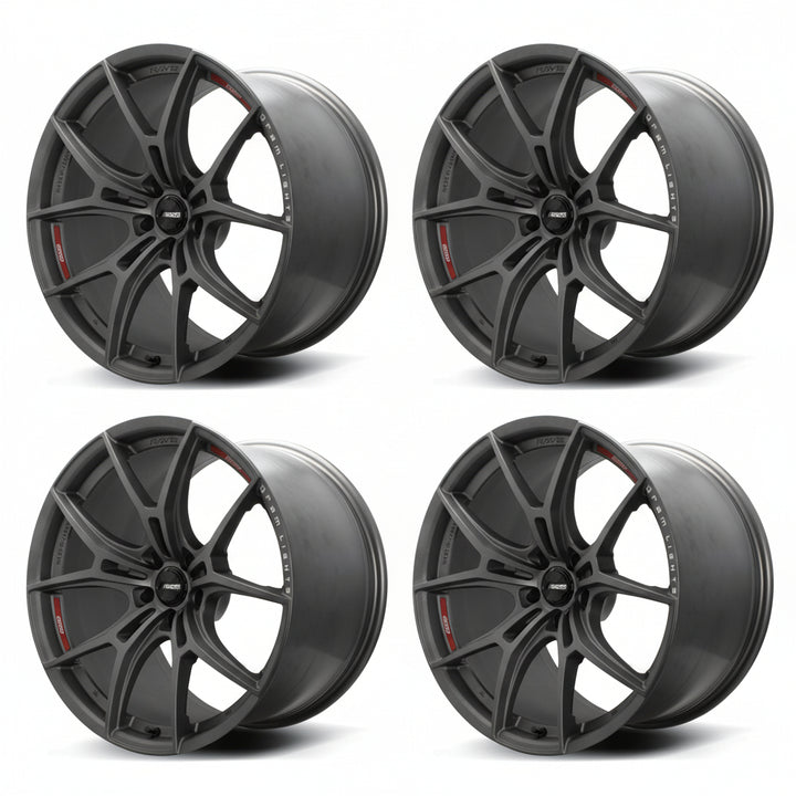 Rays | Gram Lights 57FXZ Matte Graphite w/Machining | 19x8.5 +32 | 5X112 (Set)