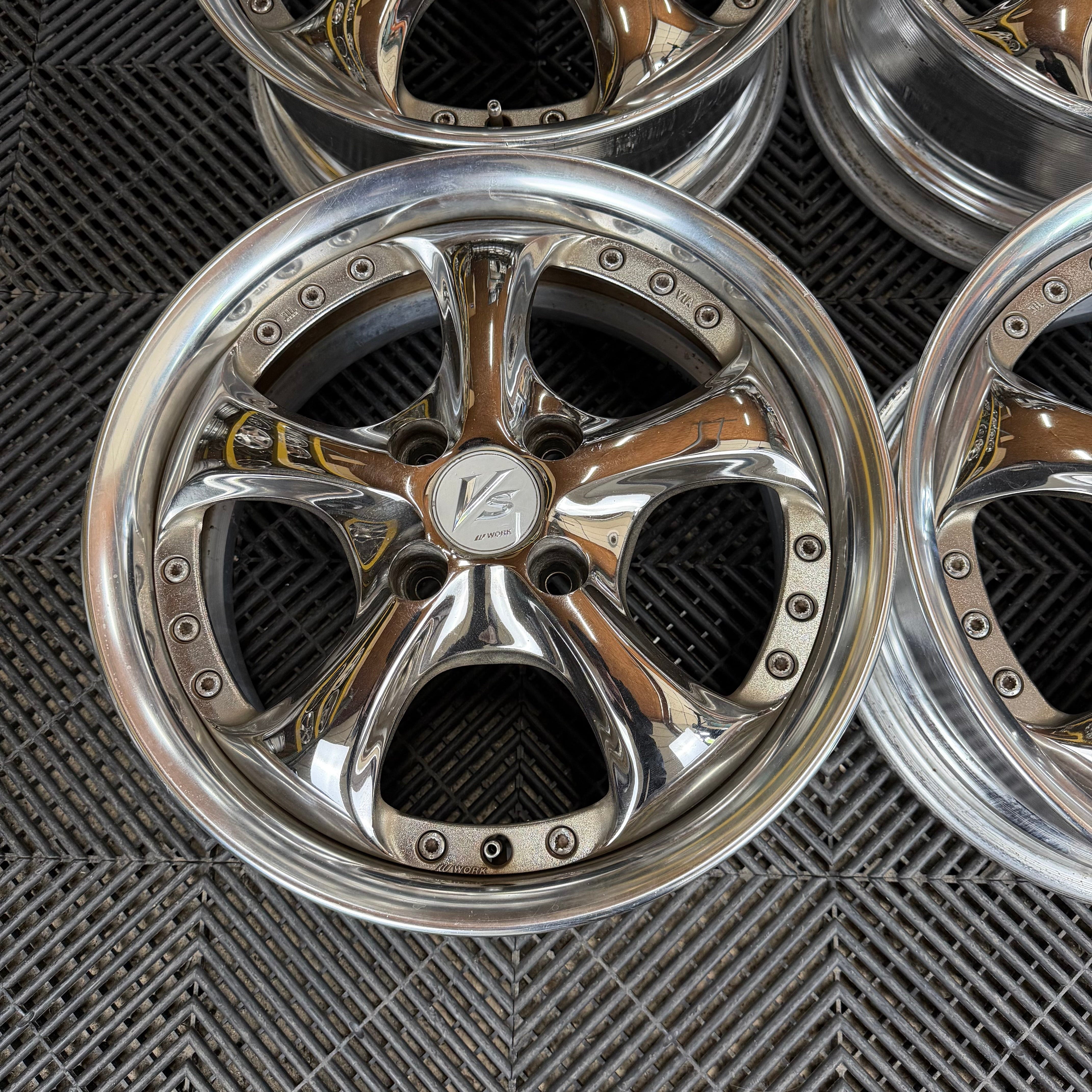 Work VS KF | 4x100 | 15x6+40 – Parts From Japan