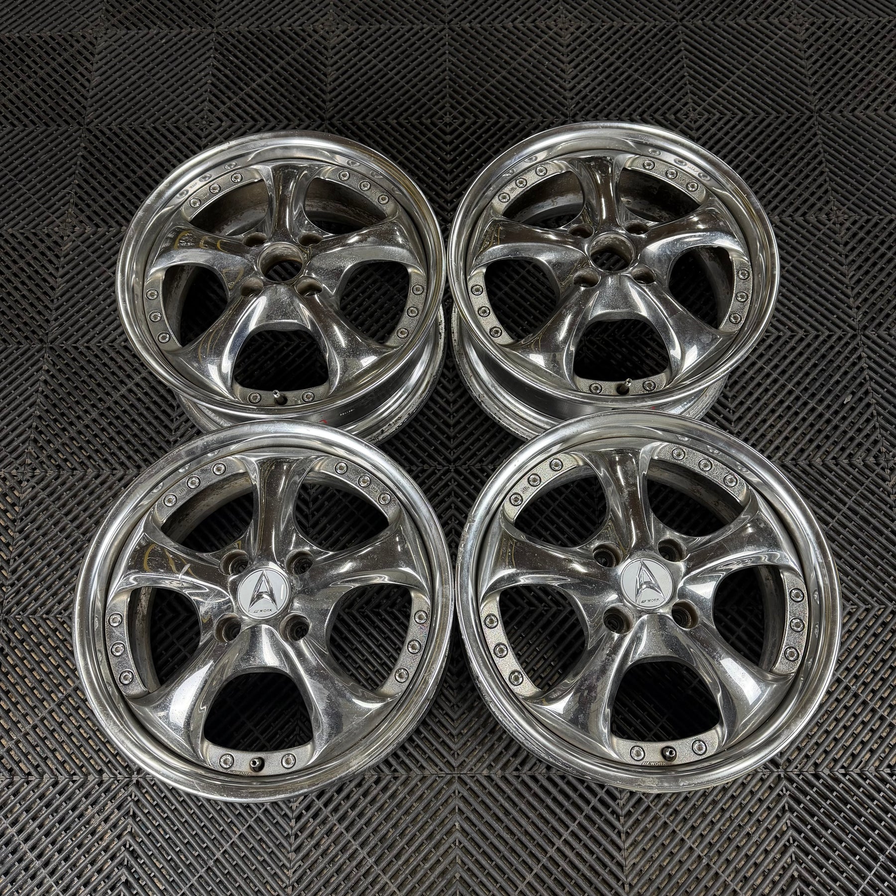WORK VS-KF 15inch 廃盤 希少 Work VS KF / 4x100 / 15x6.5+49 – Parts From Japan