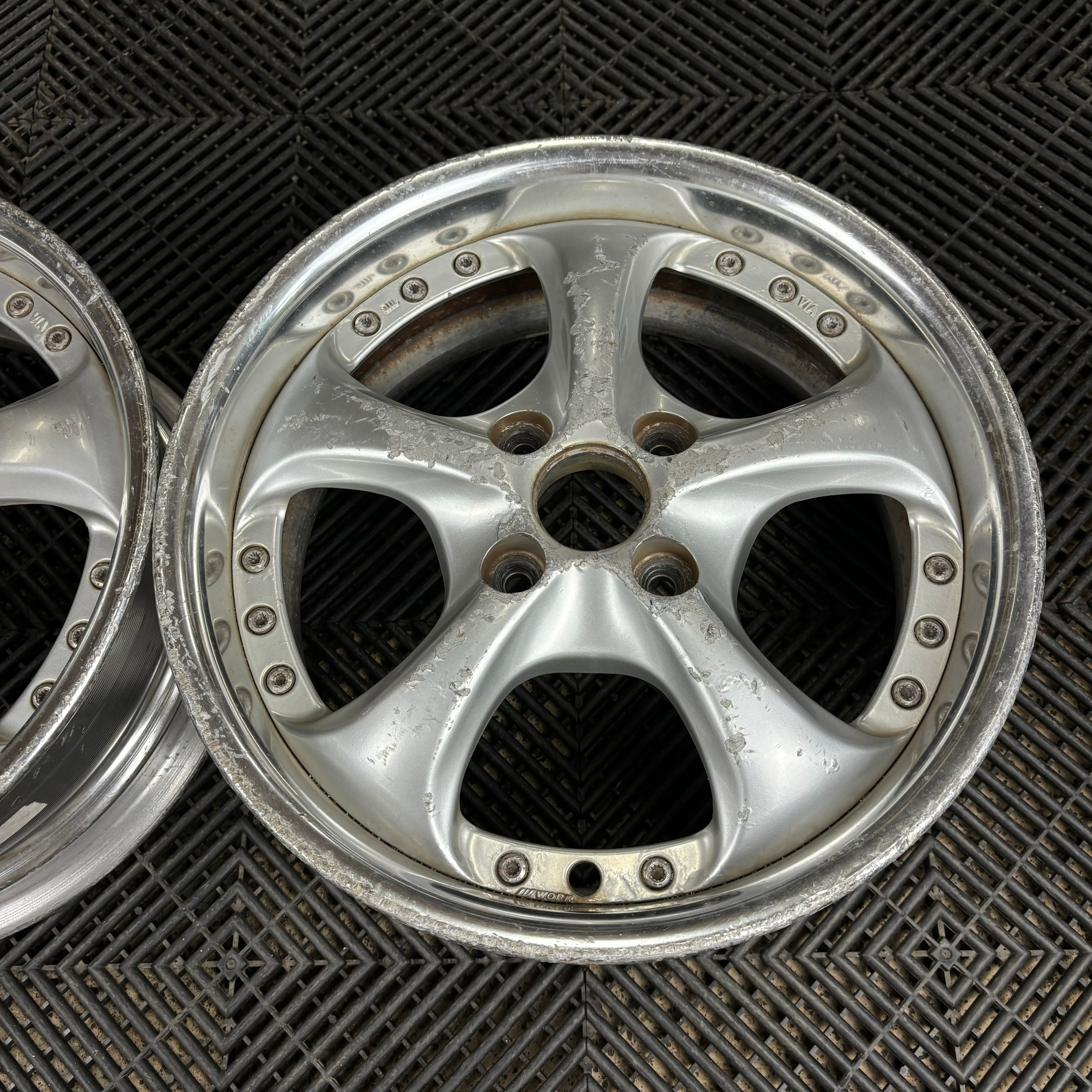 Work VS-KF PAIR (2) / 4x100 / 15x6 +44 – Parts From Japan Work VS-KF PAIR (2) / 4x100 / 15x6 +44 – Parts From Japan