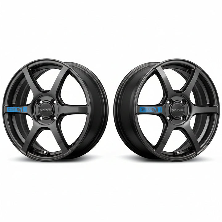 Rays | Gram Lights 57C6 SPEC M Super Dark Gunmetal | 15X5.0 +43 | 4X100 (Pair)