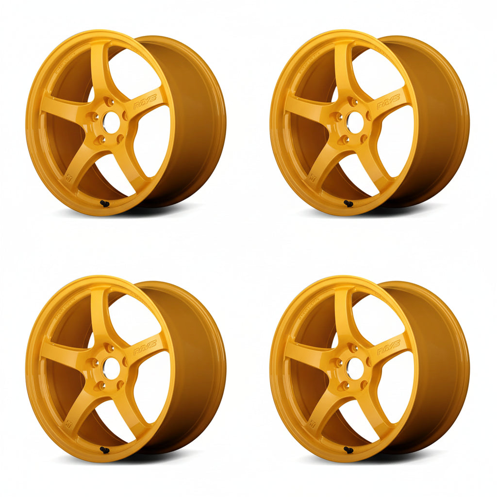 Rays | Gram Lights 57CR Mach Yellow | 15X8.0 +28 | 4X100 (Set)