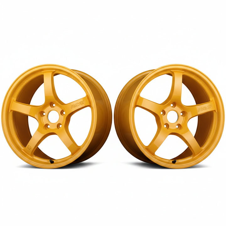 Rays | Gram Lights 57CR Mach Yellow | 15X8.0 +28 | 4X100 (Pair)