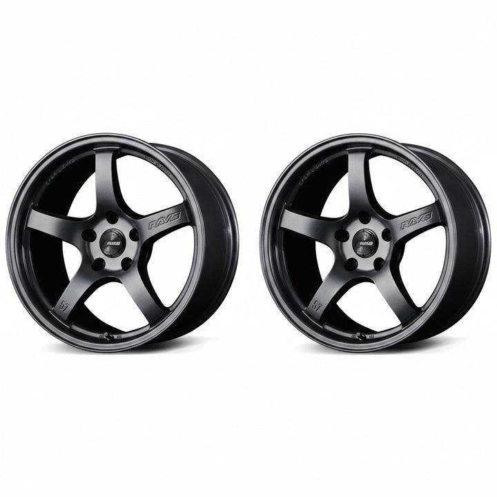 Rays | Gram Lights 57CR Gunblue 2 | 19X9.5 +25 | 5X112 (Pair)