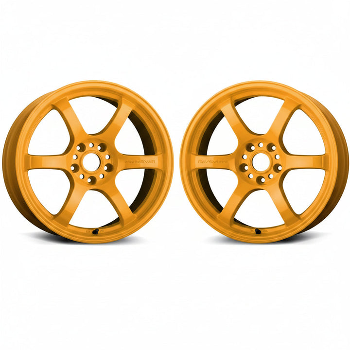 Rays | Gram Lights 57DR Mach Yellow | 15X8.0 +35 | 4X100 (Pair)