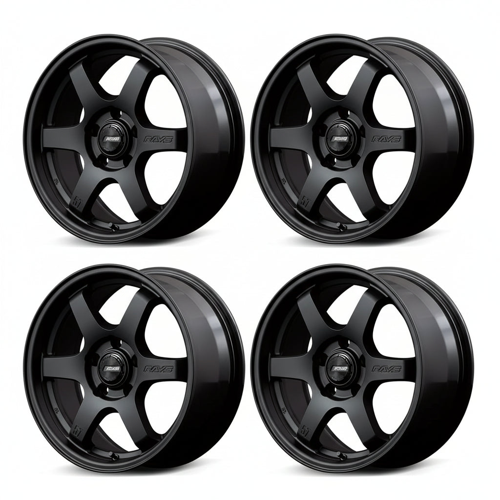 Rays | Gram Lights 57DR-X2 Black Graphite | 16X7.0 +32 | 5X114.3 (Set)