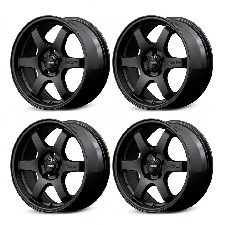 Rays | Gram Lights 57DR-X2 Black Graphite | 16X7.0 +32 | 5X114.3 (Set)