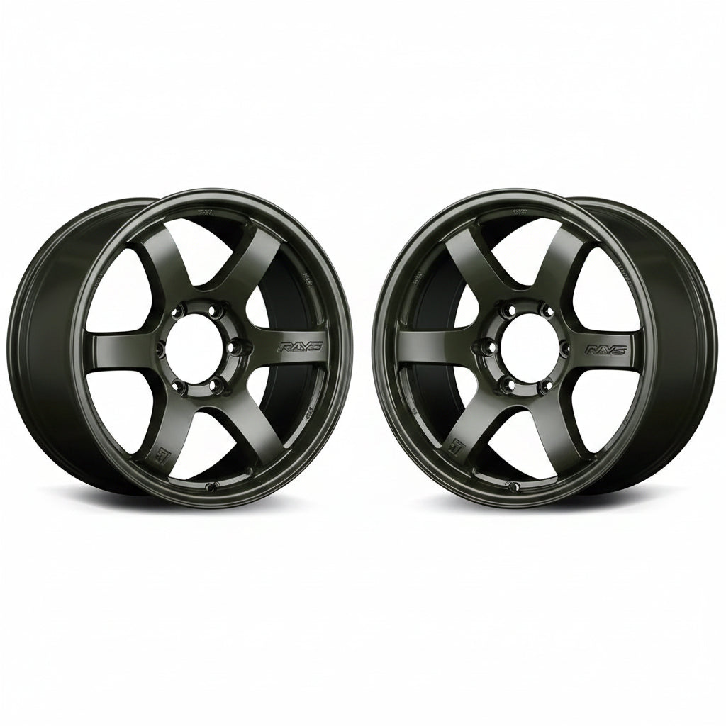 Rays | Gram Lights 57DR-X Jungle Green | 17X8.0 +20 | 6X139.7 (Pair)