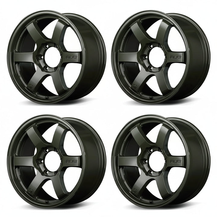 Rays | Gram Lights 57DR-X Jungle Green | 18X9.0 +0 | 6X139.7 (Set)