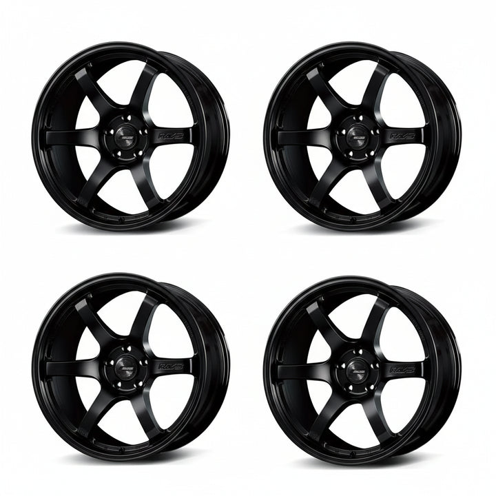 Rays | Gram Lights 57DR Semigloss Black | 19X9.5 +25 | 5X112 (Set)