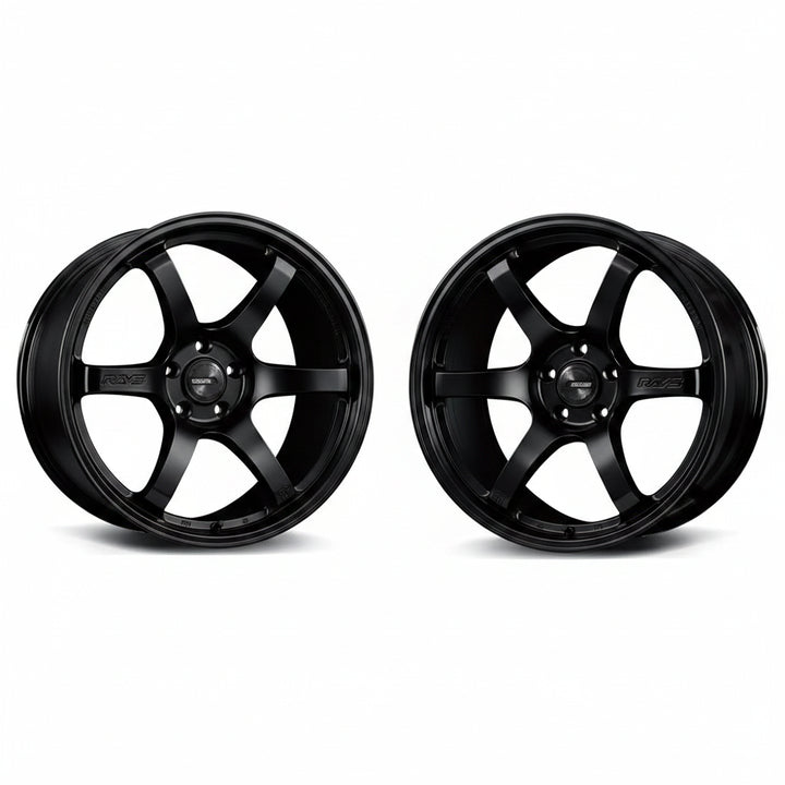 Rays | Gram Lights 57DR Semigloss Black | 19X9.5 +25 | 5X112 (Pair)