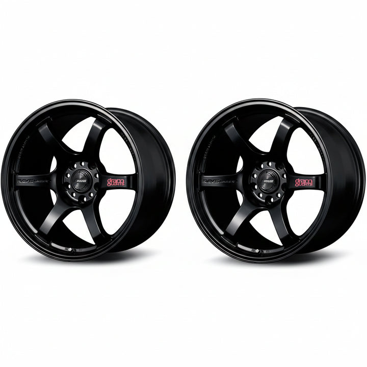 Rays | Gram Lights 57DR Semigloss Black | 15X8.0 +35 | 4X100 (Pair)