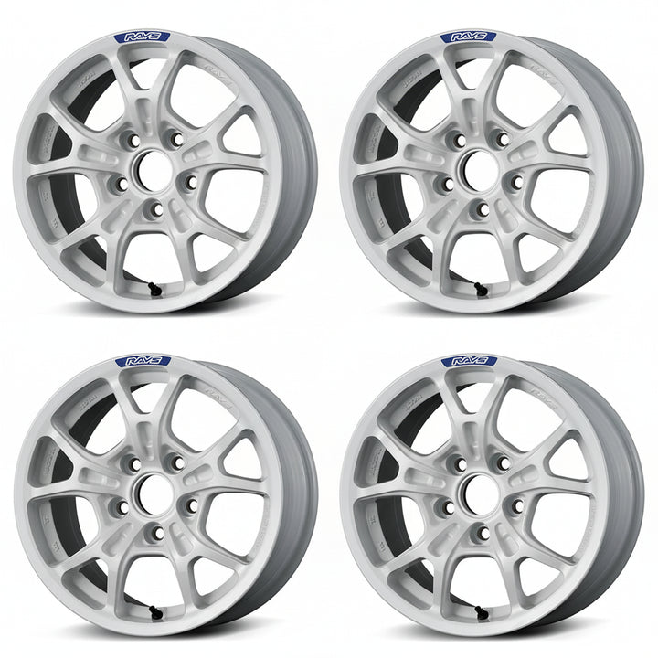 Rays | Gram Lights 57FXZ RALLY White | 15X7.0 +35 | 5X100 (Set)
