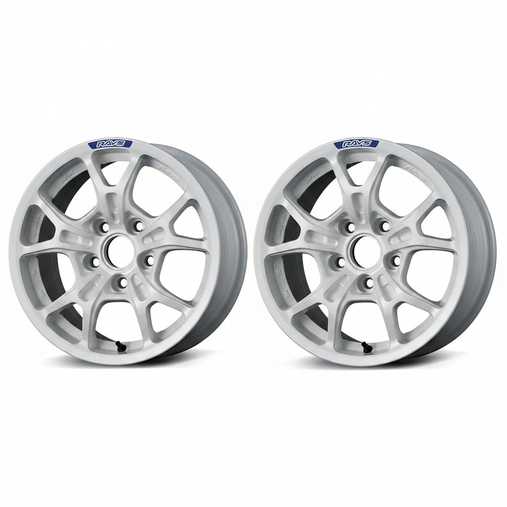 Rays | Gram Lights 57FXZ RALLY White | 15X7.0 +35 | 5X100 (Pair)