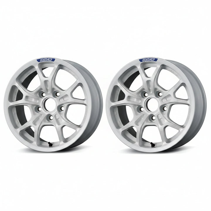 Rays | Gram Lights 57FXZ RALLY White | 15X7.0 +35 | 5X100 (Pair)