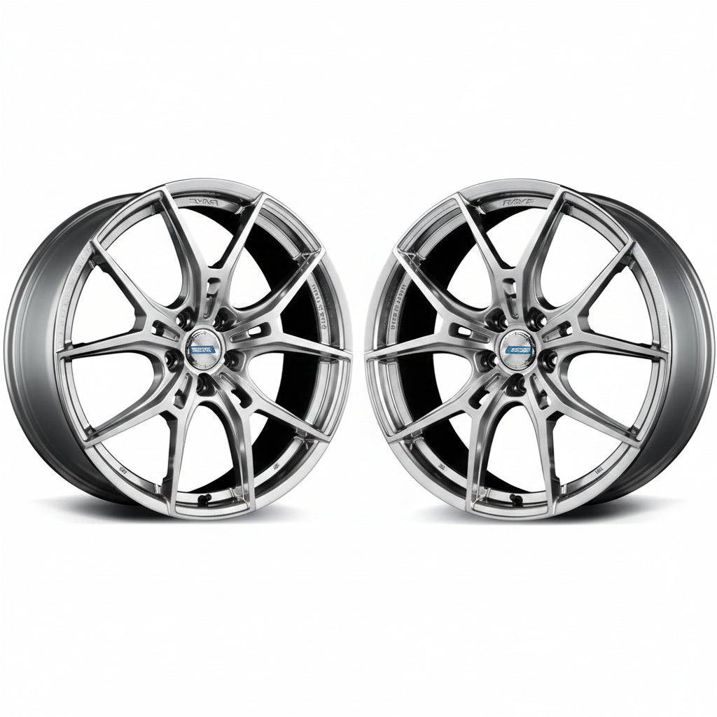 Rays | Gram Lights 57FXZ Sunlight Silver | 19x8.0 +45 | 5X114.3 (Pair)