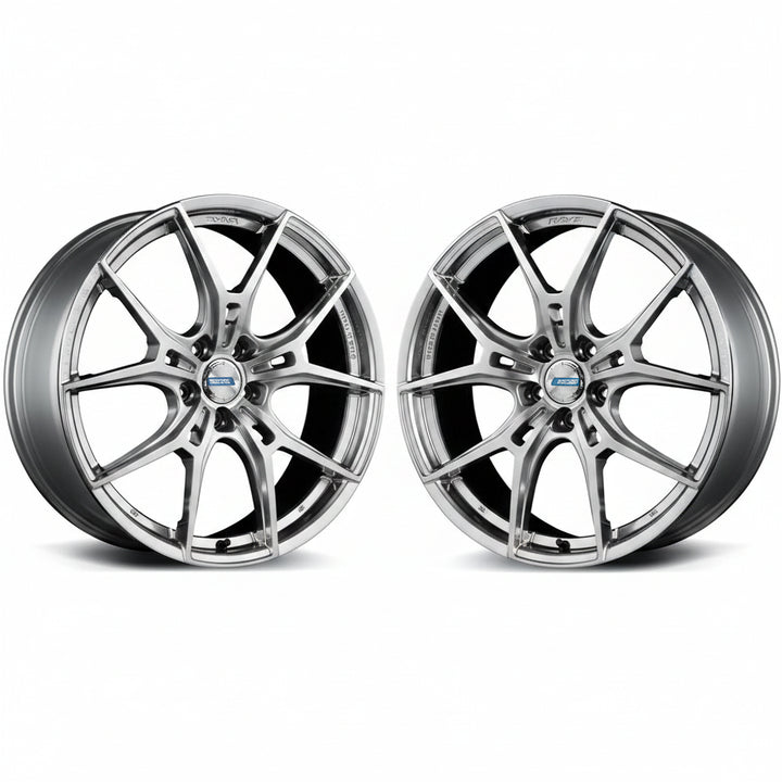 Rays | Gram Lights 57FXZ Sunlight Silver | 19x8.0 +45 | 5X114.3 (Pair)