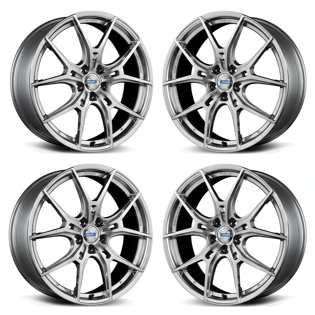 Rays | Gram Lights 57FXZ Sunlight Silver | 18x7.5 +50 | 5X114.3 (Set)