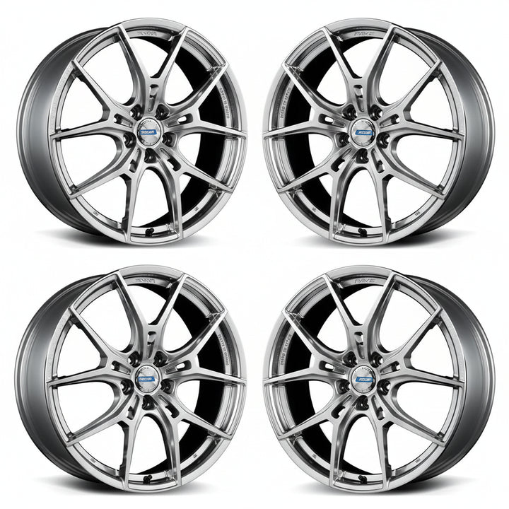 Rays | Gram Lights 57FXZ Sunlight Silver | 18x7.5 +50 | 5X114.3 (Set)